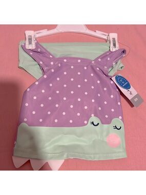 Baby Carter’s 6 Months Bathing Suit Swimsuit Set Alligator 6M